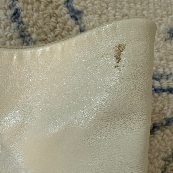 Iro Bone and Black Leather Boots 37 - Picture 8 of 9